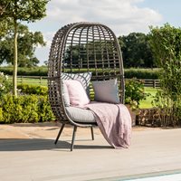 Product photograph of Maze Rattan Riviera Garden Chair - Grey from Cuckooland