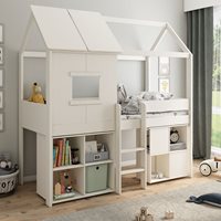 Product photograph of Kids Avenue Ordi Midi Playhouse Bed With Desk Cube from Cuckooland
