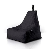 Product photograph of Extreme Lounging Mighty B-bag Quilted Indoor Bean Bag In Black from Cuckooland