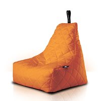 Extreme Lounging Mighty B Quilted Indoor Bean Bag in Orange