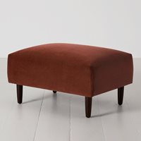 Product photograph of Swyft Model 05 Velvet Ottoman - Charcoal from Cuckooland
