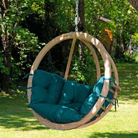 Product photograph of Globo Garden Hanging Chair In Green from Cuckooland