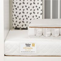 Product photograph of Mother Baby Pure Gold Anti Allergy Coir Pocket Sprung Cot Mattress from Cuckooland