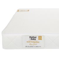 Product photograph of Mother Baby Rose Gold Anti Allergy Sprung Cot Bed Mattress from Cuckooland