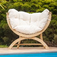 Product photograph of Siena Uno Garden Chair In Natura Cream from Cuckooland