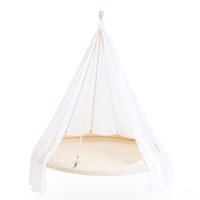 Product photograph of Tiipii Hammock Bed In Natural White from Cuckooland
