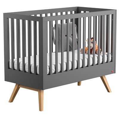 dark grey cot