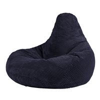 Product photograph of Icon Dalton Cord Bean Bag Chair - Grey from Cuckooland