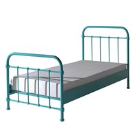 Product photograph of Vipack New York Metal Kids Bed In Mint from Cuckooland