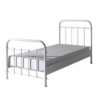 New York Metal Kids Bed in White