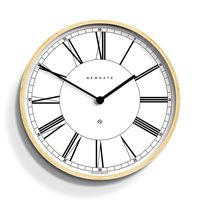 Product photograph of Newgate Mr Architect Wall Clock - Plywood Dark Grey from Cuckooland