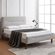 Koble Nodd Smart Bed in Light Grey with Wireless Charging