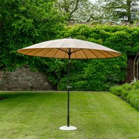 Product photograph of Geisha Garden Parasol In Taupe from Cuckooland