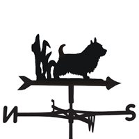 Product photograph of Weathervane In Norwich Dog Design - Medium Cottage from Cuckooland