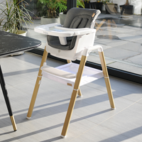 Product photograph of Tutti Bambini Nova Evolutionary High Chair - Black from Cuckooland