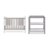 Obaby Grace Mini Cot Bed 2 Piece Nursery Furniture Set 