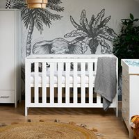 Product photograph of Obaby Nika Cot Bed - Grey Wash from Cuckooland