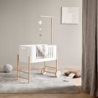Product photograph of Oliver Furniture Wood Co-sleeper Cradle Bench from Cuckooland