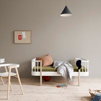 Product photograph of Oliver Furniture Luxury Wood Original Toddler Bed In Oak White from Cuckooland