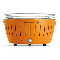 Lotus Grill XL BBQ in Orange with Free Fire Lighter Gel & Charcoal