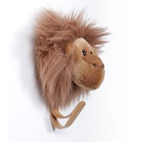 Product photograph of Kids Orangutan Plush Animal Head Coat Hook from Cuckooland