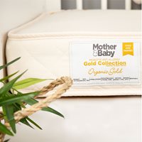 Product photograph of Mother Baby Organic Gold Chemical Free Cot Mattress from Cuckooland