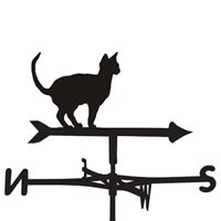 Weathervane in Oriental Siamese Cat Design 