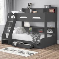 Product photograph of Julian Bowen Orion Triple Bunk Bed - Anthracite from Cuckooland