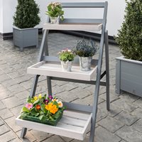 Product photograph of Grigio Folding Pot Stand from Cuckooland