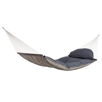 Product photograph of Reversible Fat Hammock Taupe With Detachable Cushion from Cuckooland