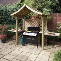 Product photograph of Rowlinson Outdoor Party Arbour In Natural Timber from Cuckooland