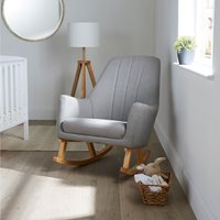 Product photograph of Ickle Bubba Eden Deluxe Nursery Chair - Pearl Grey from Cuckooland