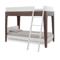 Product photograph of Oeuf Perch Bunk Bed In White Walnut from Cuckooland