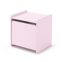 Product photograph of Vipack Kiddy Bedside Table In Old Pink from Cuckooland