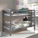 Pino Kids Bunk Bed in 3 Heights in Grey