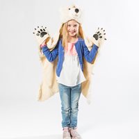 Product photograph of Ratatam Kids Polar Bear Animal Disguise Accessory from Cuckooland