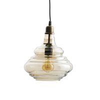 Pure Glass Ceiling Light in Antique Brass by BePureHome