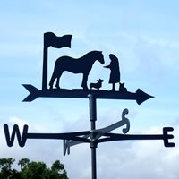 Product photograph of Queen Elizabeth Ii Jubilee Weathervane - Large Traditional from Cuckooland