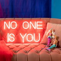 Product photograph of Bold Monkey No One Led Neon Wall Light from Cuckooland