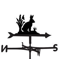 Product photograph of Weathervane In Rabbit Design - Medium Cottage from Cuckooland