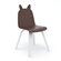 Oeuf Set of 2 Rabbit Play Chairs in White & Walnut