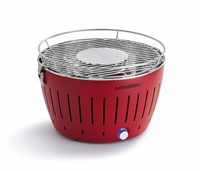 Lotus Grill BBQ, Red with Free Lighter Gel & Charcoal