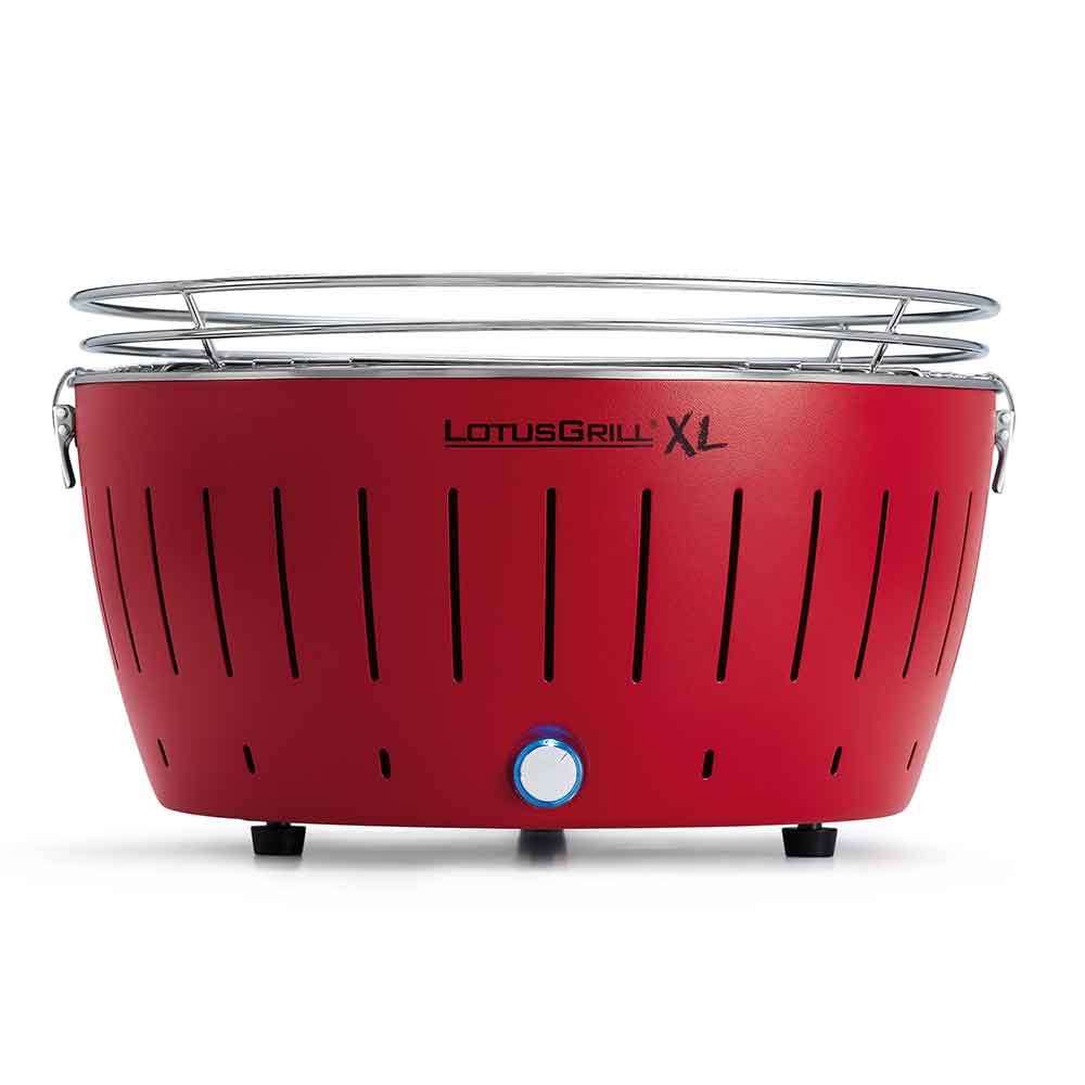Lotus Grill BBQ in Red with Free Lighter Gel & Charcoal – Great