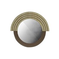 Product photograph of Woood Hailey Round Mirror - 29cm from Cuckooland