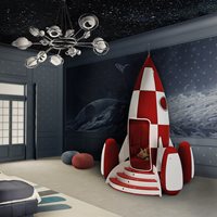 Product photograph of Rocky Rocket Kids Armchair With Built-in Light Sound System from Cuckooland