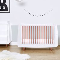 Product photograph of Snuzkot Skandi Cot Bed - Black from Cuckooland