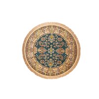 Product photograph of Raz Round Persian Style Rug In Camel from Cuckooland