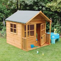Product photograph of Rowlinson Kids Playaway Wooden Playhouse from Cuckooland