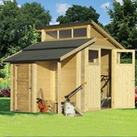Rowlinson Paramount 7x10 Skylight Shed with Store 