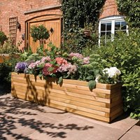 Product photograph of Rowlinson Rectangular Patio Planter from Cuckooland
